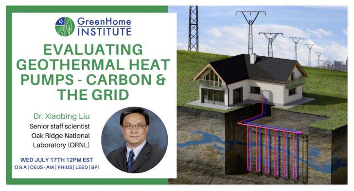 Free Webinar: Evaluating Geothermal Heat Pumps - Carbon & The Grid