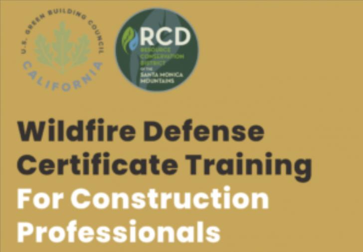 Wildfire Defense for Construction Professionals, USGBC CA, February 12 2025,