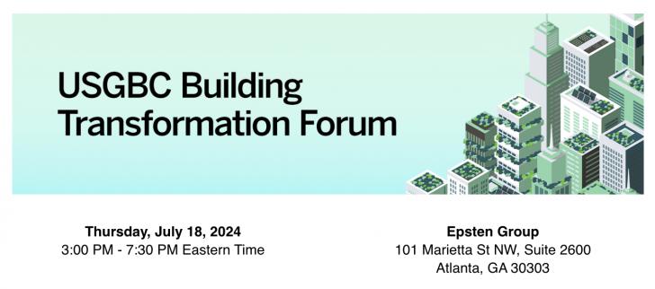 USGBC Georgia Building Transformation Forum: Circularity