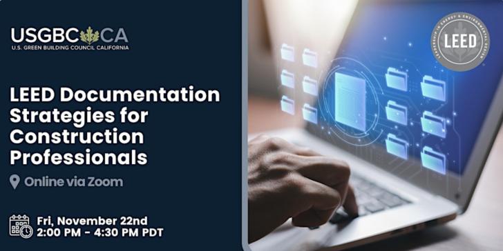 Webinar: LEED Documentation Strategies for Construction Professionals