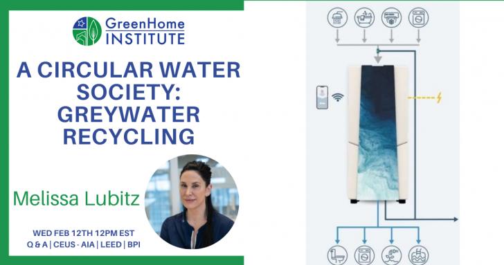 Free Webinar: A Circular Water Society - Greywater Recycling