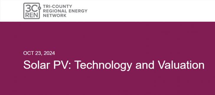 Free Webinar: Solar PV: Technology and Valuation