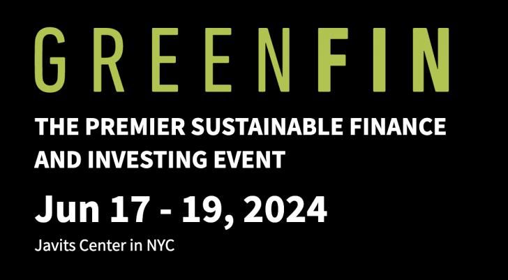 GreenFin 24, Sustainable Finance Conference, NYC