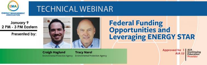 Free Webinar: Federal Funding Opportunities and Leveraging Energy Star, January 9