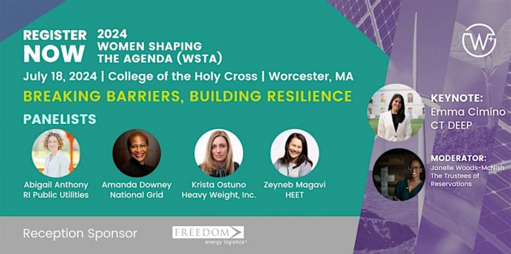 2024 Women Shaping the Agenda: Breaking Barriers, Building Resilience, July 18, Worcester