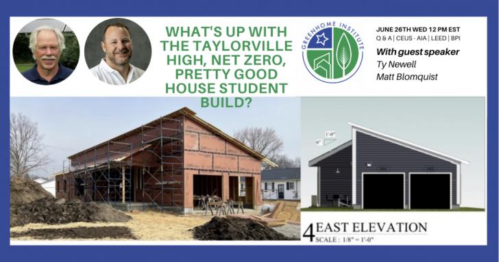 The "Pretty Good House," A Student Built Net Zero House in Taylorville, Illinois