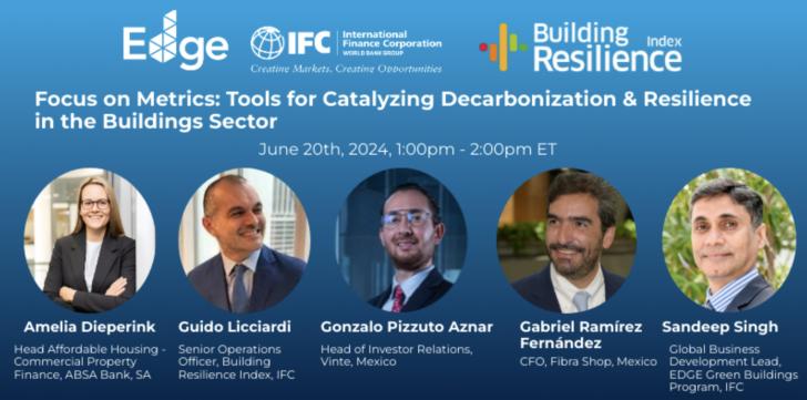 Greenbuild Webinar: Focus on Metrics: Tools for Catalyzing Decarbonization & Resilience in the Buildings Sector,