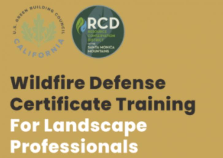 Wildfire Defense for Landscaping Professionals, Free & Online, February 25